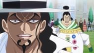 Rob Lucci (left foreground) as seen in the series' anime (Image Credits: Eiichiro Oda/Shueisha, Viz Media, One Piece)